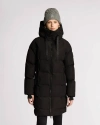 Alpenhaus Cluze Mid-length Puffer With Square Quilting In Black