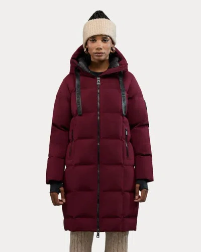 Alpenhaus Cluze Mid-length Puffer With Square Quilting In Animal Print