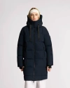 Alpenhaus Cluze Mid-length Puffer With Square Quilting In Midnight
