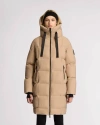 Alpenhaus Cluze Mid-length Puffer With Square Quilting In Neutral