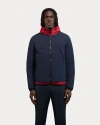 Alpenhaus Échiroles Reversible Insulated Windbreaker In Blue