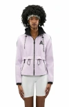 Alpenhaus Enneth Hooded Windbreaker With Adjustable Waist In Orchid Ice