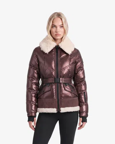 Alpenhaus Gastein Ski-inspired Jacket In Brown