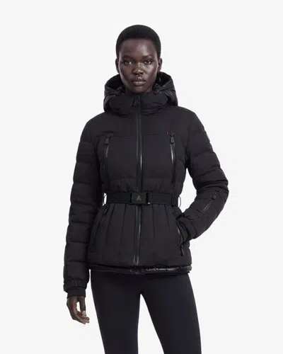 Alpenhaus Souchet Lightweight 3-in-1 Performance Puffer With Adjustable Belt In Black