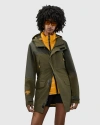 Alpenhaus Unisex  Valmorel 3-in-1 Hooded Raincoat In Olive