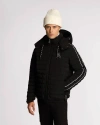 ALPENHAUS ALPENHAUS URIAGE LIGHTWEIGHT BOMBER PUFFER WITH REMOVABLE HOOD