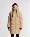 Alpenhaus Cluze Mid-length Puffer With Square Quilting In Brown