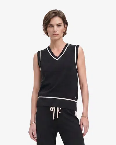 Alpenhaus Women's Knitted Avezac Sleeveless Top In Black
