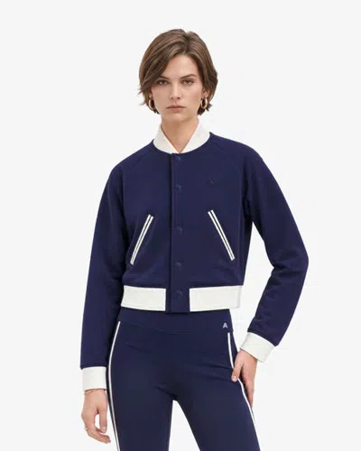 Alpenhaus Women's Liorel Cropped Bomber In Blue