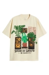 ALPHA COLLECTIVE ALPHA COLLECTIVE SOUND OF GROWTH COTTON GRAPHIC T-SHIRT