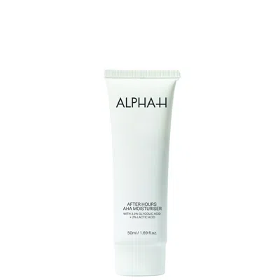 Alpha-h After Hours Aha Moisturiser With 3.5% Glycolic Acid + 2.5% Lactic Acid 50ml In White