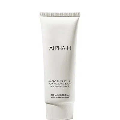 Alpha-h Micro Super Scrub 100ml In Gray