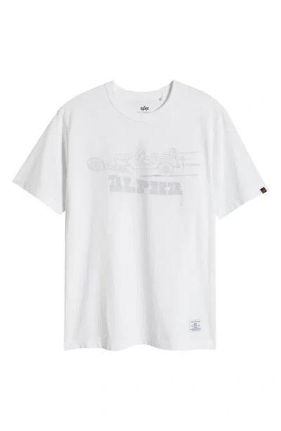 Alpha Industries 1940s Gp Jeep Graphic T-shirt In White