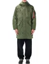 Alpha Industries Studio Field Parka Coat In Green