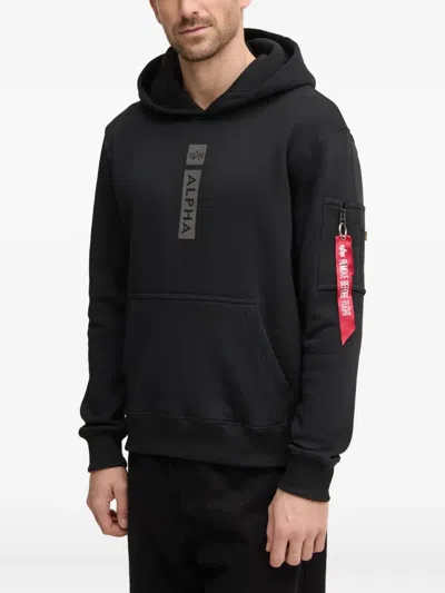 Alpha Industries Alpha Puff Hoodie In Blue