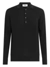 Alpha Industries Alpha Studio Buttoned Polo Shirt In Black