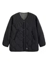 Alpha Industries Als/92 Mod Reversible Liner Quilted Jacket In Black
