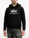 Alpha Industries Basic Carbon Hoodie In Black