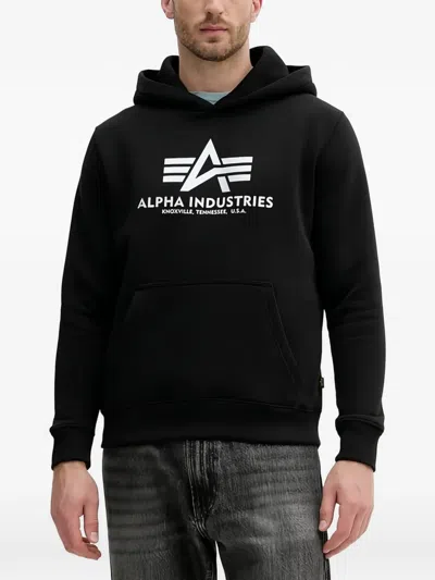 Alpha Industries Basic Carbon Hoodie In Black