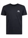 Alpha Industries Logo-print Short-sleeve T-shirt In Blue