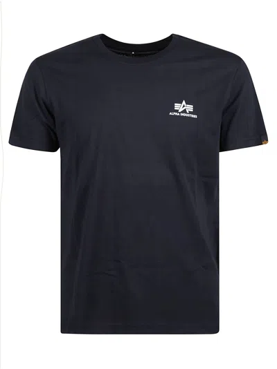 Alpha Industries Logo-print Short-sleeve T-shirt In Black