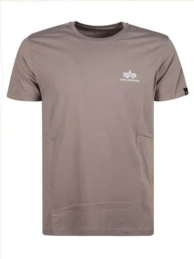 Alpha Industries Basic Small Logo T-shirt In Sand