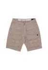 Alpha Industries Battle Short Men's Short Trousers Vintage Sand In Brown