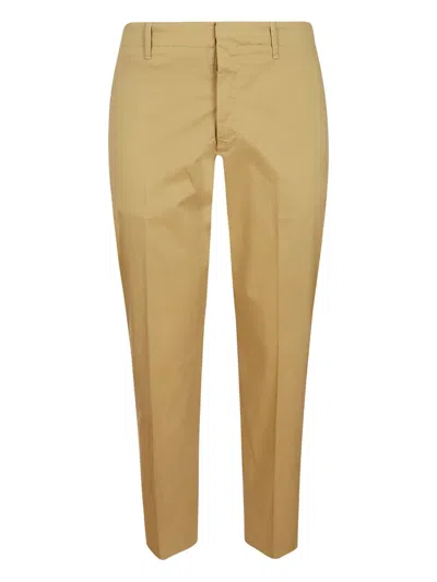 Alpha Industries Belt-loop Zip-fly Pants In Neutral