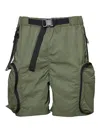 Alpha Industries Cargo-shorts Mit Gürtel In Green