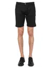 Alpha Industries Bermuda With Logo In Black