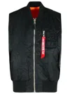 ALPHA INDUSTRIES ALPHA INDUSTRIES BLACK NYLON VEST