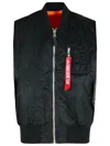 ALPHA INDUSTRIES ALPHA INDUSTRIES BLACK NYLON VEST