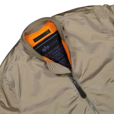 Alpha Industries Bomber In Gray