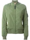Alpha Industries Bomber Jacket In Green