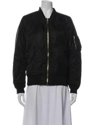Pre-owned Alpha Industries Bomber Jacket In Gray