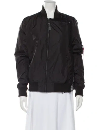Pre-owned Alpha Industries Bomber Jacket In Gray