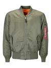 Alpha Industries Ma-1 Vf 59 Flight Jacket Sage Green In Green