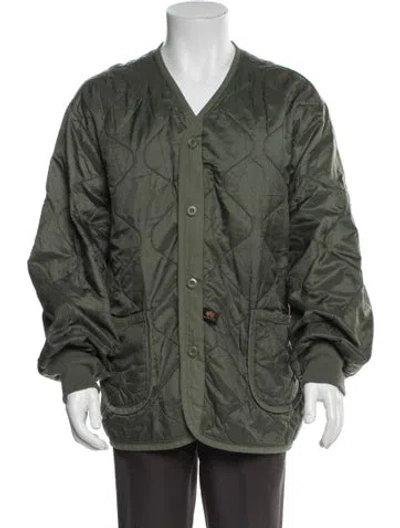 Pre-owned Alpha Industries Bomber Jacket In Green