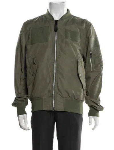 Pre-owned Alpha Industries Bomber Jacket In Green