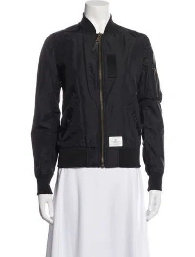 Pre-owned Alpha Industries Bomber Jacket In Grey