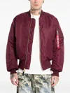 Alpha Industries Ma Tt Light Nylon Flight Jacket In Red