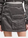 Alpha Industries Button-fastening Cargo Skirt In Gray