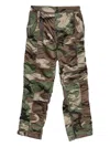 Alpha Industries Camouflage Ruched Trousers In Green
