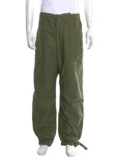 Pre-owned Alpha Industries Cargo Pants In Green