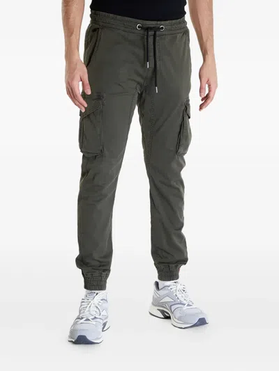 Alpha Industries Cargo-pockets Trousers In Green