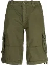 Alpha Industries Cargo-style Cotton Shorts In Green