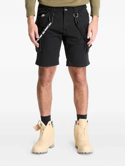 Alpha Industries Cargo Utility Shorts In Black
