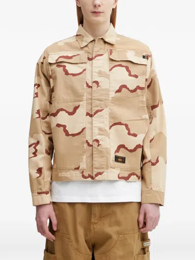 Alpha Industries Chore Camo Camouflage-print Jacket In Multi