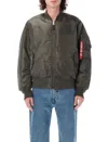 Alpha Industries Ma-1 Bomber Jacket In Grey
