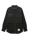 Alpha Industries Corduroy Patch-pocket Shirt In Black